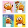 Тетрадь Kite Garfield, 12 листов, косая линия (GF25-235)