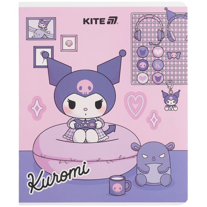 Зошит Kite Kuromi, 24 аркуші, клітинка (HK25-238) зображення 11