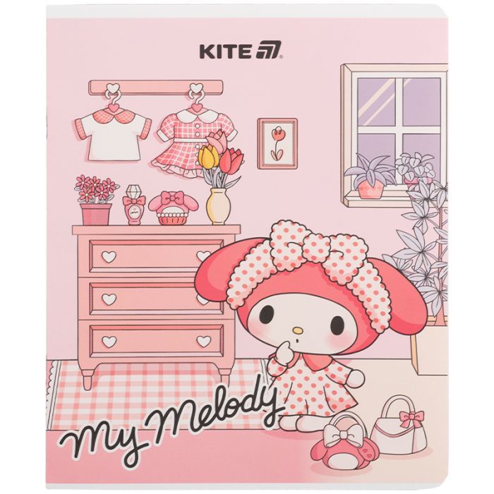 Зошит Kite Kuromi, 24 аркуші, клітинка (HK25-238) зображення 7