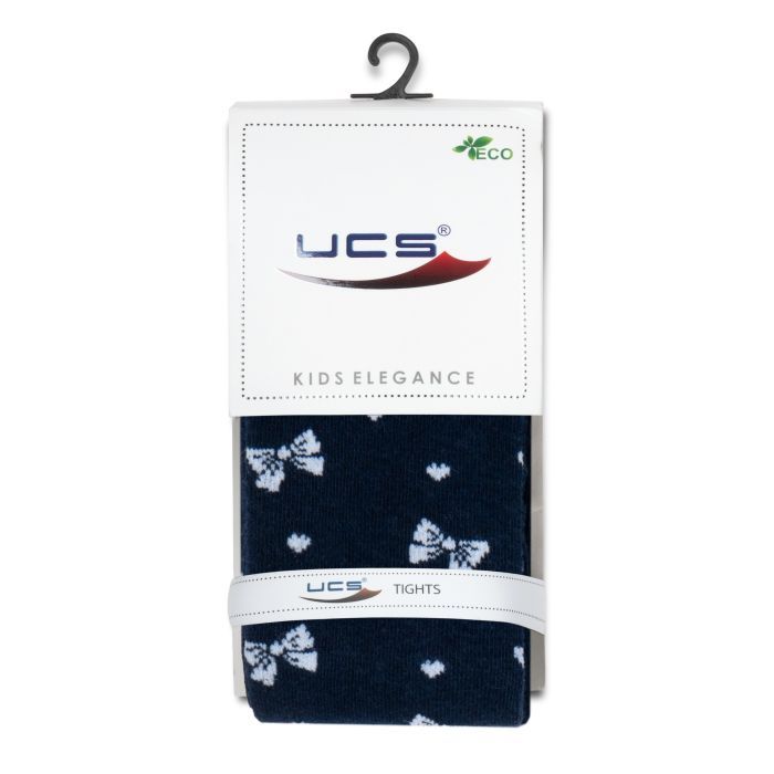 Колготки детские UCS Socks с бантиками (M0C0301-2034-3G-gray) изображение 2