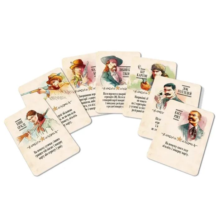 Настольная игра WoodCat Легенды Дикого Запада (Western Legends) (укр.) (W0016) изображение 4