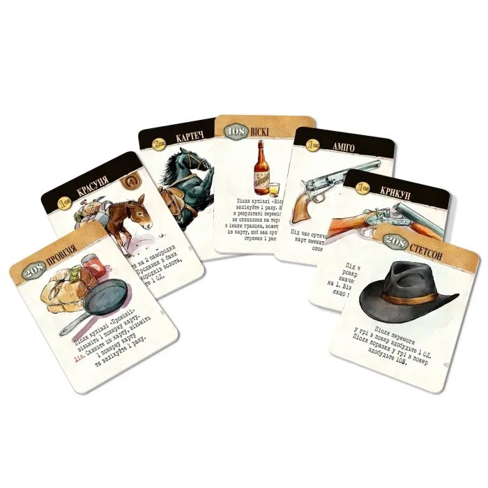 Настольная игра WoodCat Легенды Дикого Запада (Western Legends) (укр.) (W0016) изображение 5