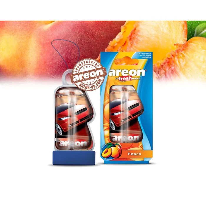Ароматизатор для автомобіля Areon Peach 8,5 мл (77156) зображення 2