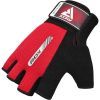 Перчатки для фитнеса RDX W1 Half Red Plus S (WGA-W1HR-S+) изображение 5