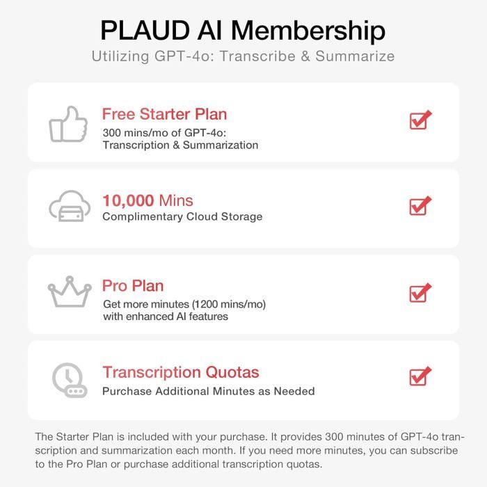 Цифровой диктофон PLAUD AI Note Black (NB-100-BL) изображение 7
