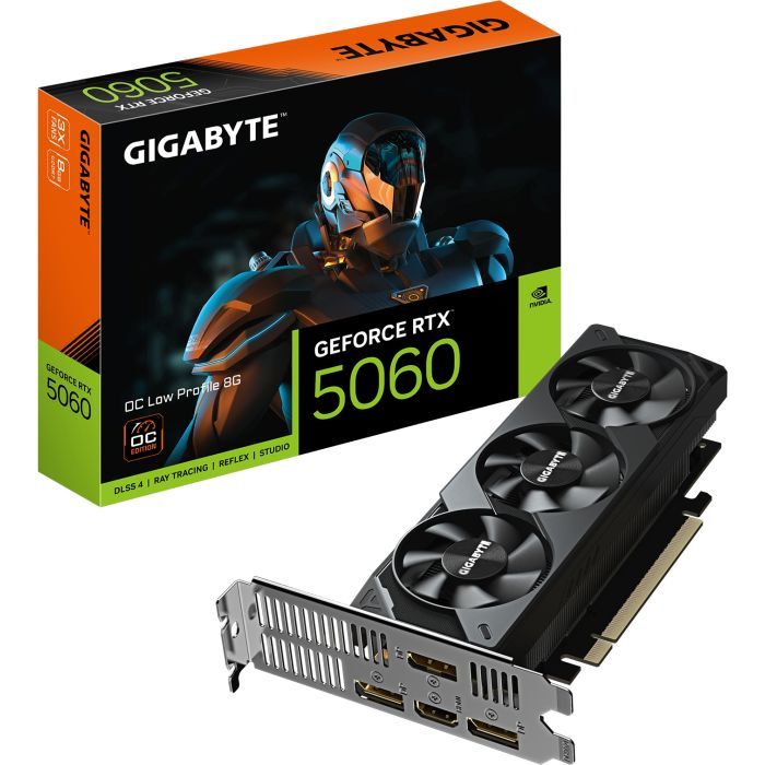 Видеокарта GIGABYTE GeForce RTX5060 8Gb OC Low Profile (GV-N5060OC-8GL) изображение 8
