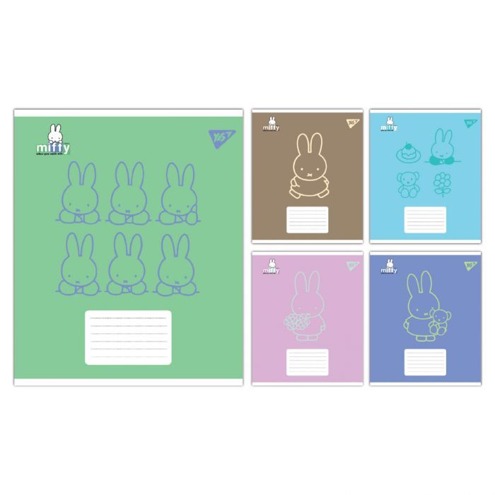 Тетрадь Yes Miffy Bunny А5 12 листов линия (767618)