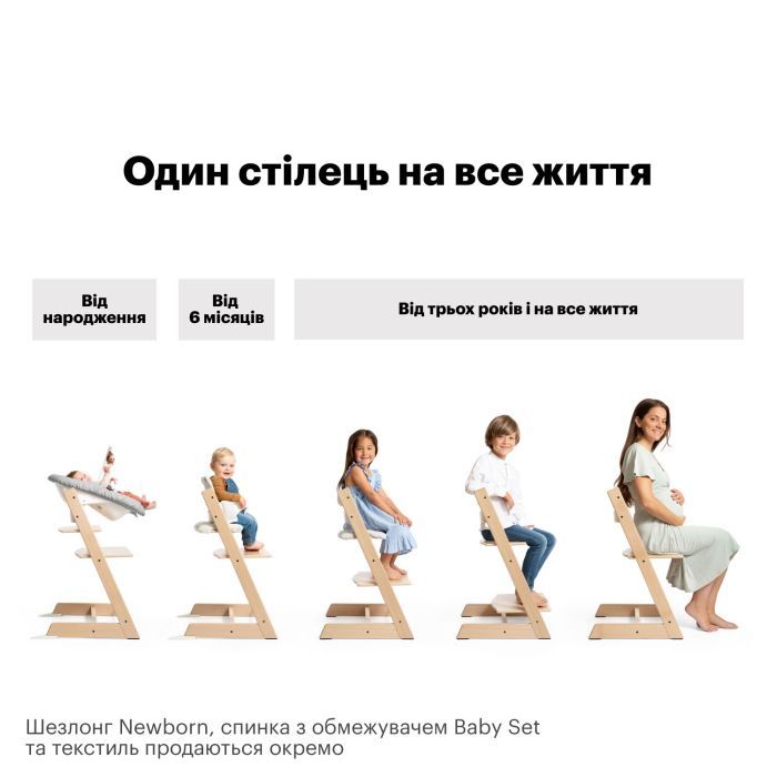 Стілець для годування Stokke Tripp Trapp, Fjord Blue (сіро-синій) (100138) зображення 7