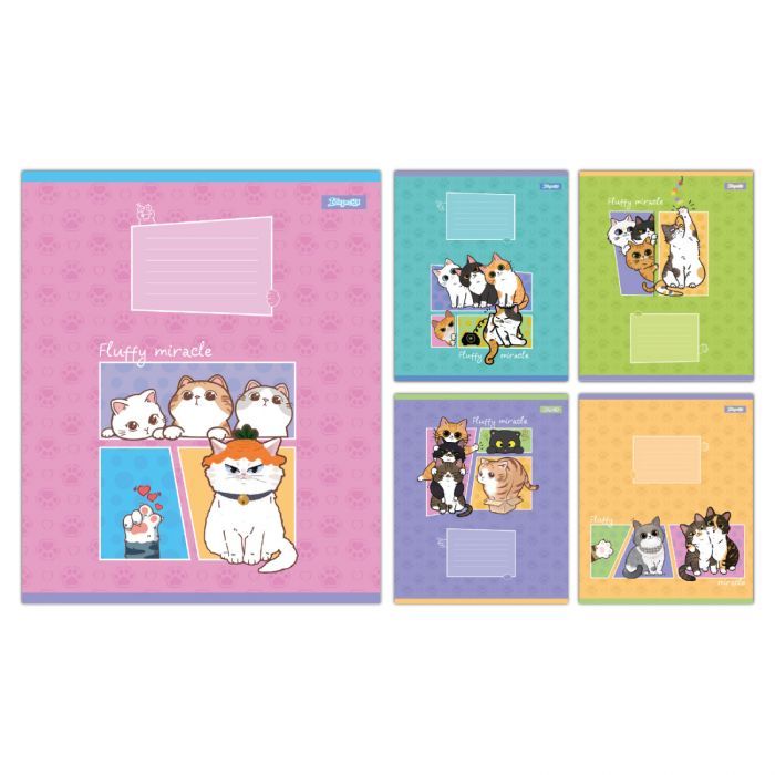 Тетрадь 1 вересня Fluffy miracle А5 12 листов линия (768159)