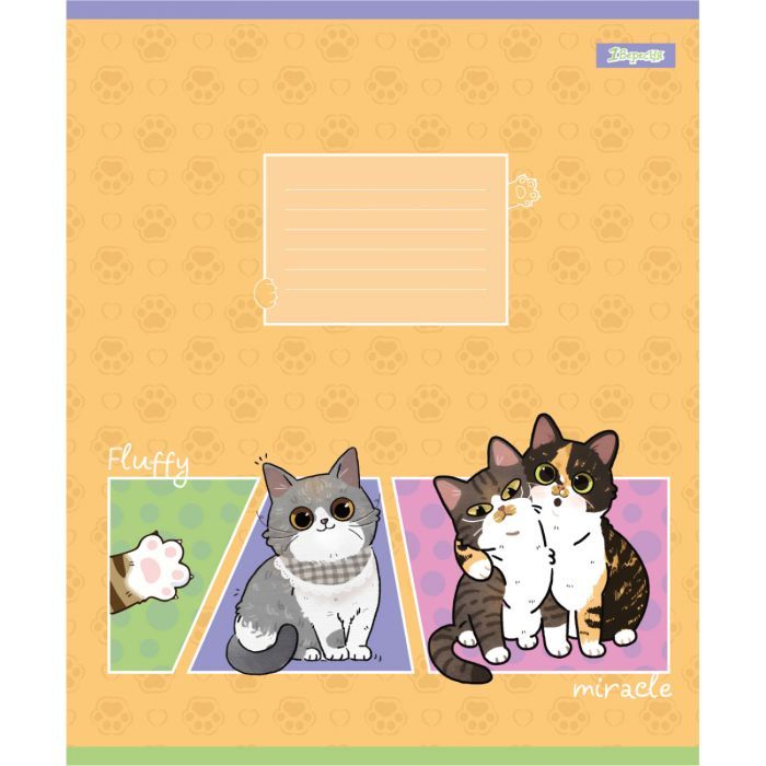 Тетрадь 1 вересня Fluffy miracle А5 12 листов линия (768159) изображение 2