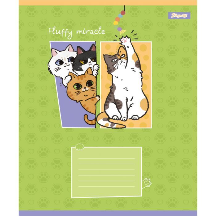 Тетрадь 1 вересня Fluffy miracle А5 12 листов линия (768159) изображение 4