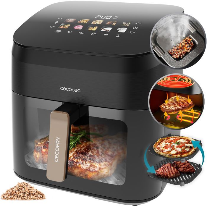 Мультипіч Cecotec Cecofry&Grill Smokin 8500 (A01 EU01 101136) зображення 2