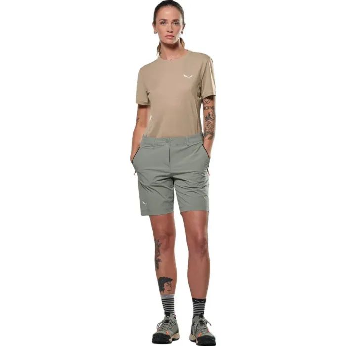 Шорти Salewa Puez Talvena DST Wmn 28819 5130 - 40/34 (XS) - сірий (013.012.1014) зображення 2