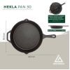 Сковорода туристическая Groenberg Hekla Pan 30 cm / 3 L Black (266023) (DAS303248) изображение 8