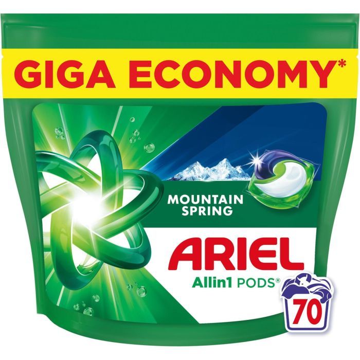 Капсулы для стирки Ariel Pods All-in-1 Горный родник 22 шт. (8700216765466) изображение 2