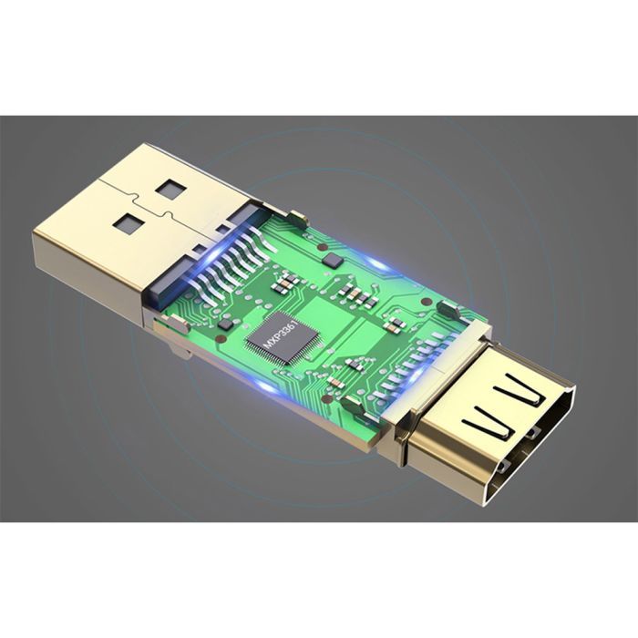 Переходник DP Male to HDMI Female black Vention (HBKB0) изображение 3