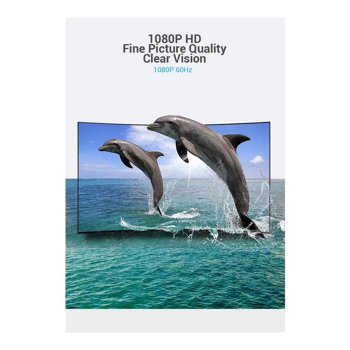 Переходник DP Male to HDMI Female black Vention (HBKB0) изображение 9