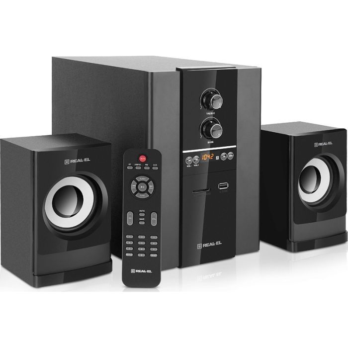 Акустическая система REAL-EL M-355 Black (EL121300015) изображение 2