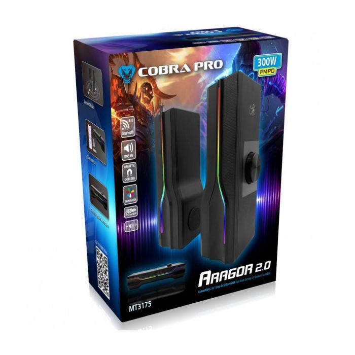 Акустична система Media-Tech Aragor RGB Light Black (MT3175) зображення 5