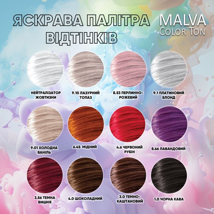 Відтінковий бальзам Acme Color Malva Color Ton 1.0 - Чорна кава 180 мл (4823115503411) зображення 8