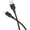 Дата кабель USB 2.0 AM to Lightning 1.0m Lenny silicone BX113 black BOROFONE (6941991115394) изображение 3