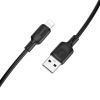 Дата кабель USB 2.0 AM to Lightning 1.0m Lenny silicone BX113 black BOROFONE (6941991115394) изображение 4