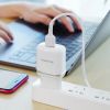 Зарядний пристрій BOROFONE BA36A High Speed USB QC3.0 + cable USB to Micro 5P 18W White (6931474715999) зображення 4