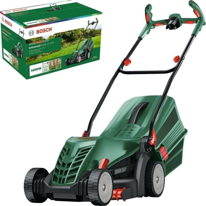 Газонокосарка Bosch UniversalRotak 37-555 1400Вт, 37см, 40л, 27-50мм, 15.5кг (0.600.8A6.501) зображення 7