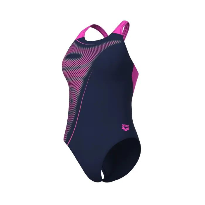 Купальник Arena Bright Glare Swimsuit V Back 008930-790 фіолетовий 38 (3468337533733) зображення 4