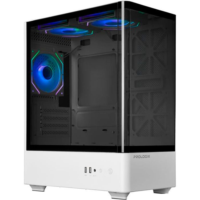Корпус для ПК Prologix Lumi GM-01AW Glass White изображение 2