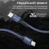 Дата кабель USB-C to USB-C 1.2m 60W PD FletchLink-CC blue Promate (fletchlink-cc.blue) зображення 5