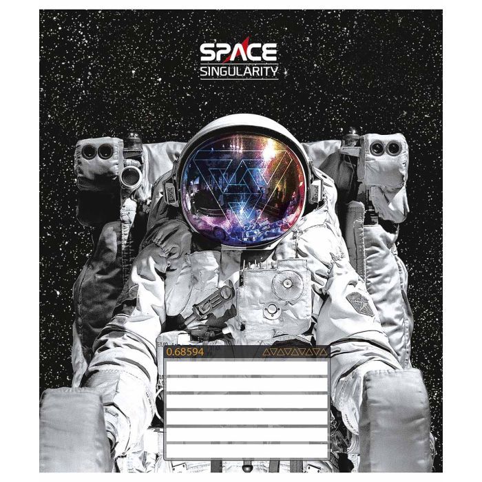 Тетрадь Школярик Space singularity 12 листов линия (012-3384L)