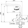 Смеситель Franke Lina L Shape (115.0728.478) изображение 2