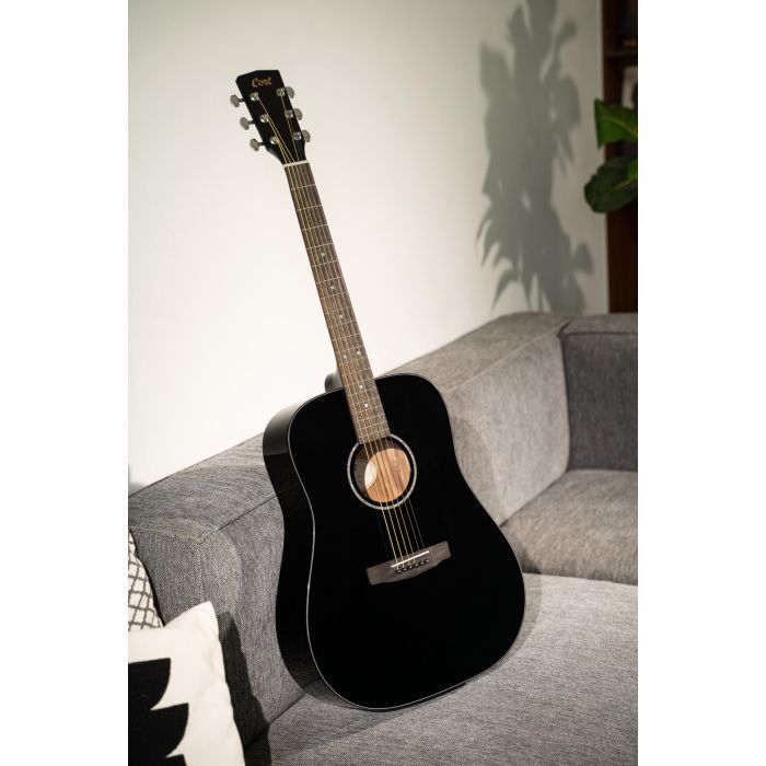 Гитара акустическая Cort Earth 60 Black Gloss изображение 3