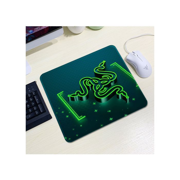 Коврик для мышки Voltronic Razer 9 Black/Green (YT-RZ9)