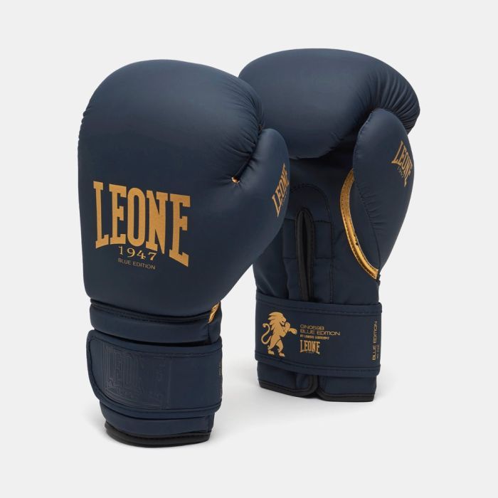 Боксерські рукавички Leone GN059D Black/Gold 12 унцій (GN059D_Bl/Gold_12oz) зображення 2