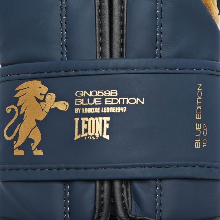 Боксерські рукавички Leone GN059D Black/Gold 12 унцій (GN059D_Bl/Gold_12oz) зображення 7