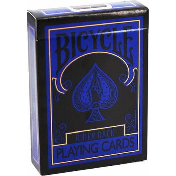 Карты игральные Bicycle Reverse (Blue & Black) (ВР_КИРББ)