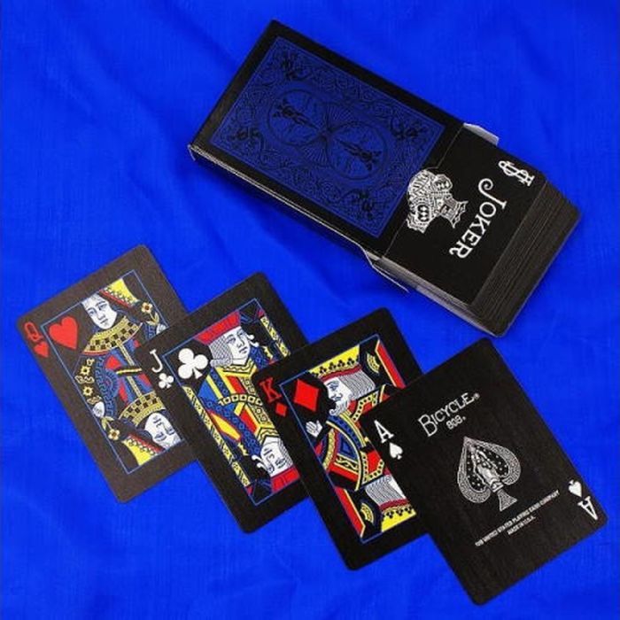 Карты игральные Bicycle Reverse (Blue & Black) (ВР_КИРББ) изображение 3