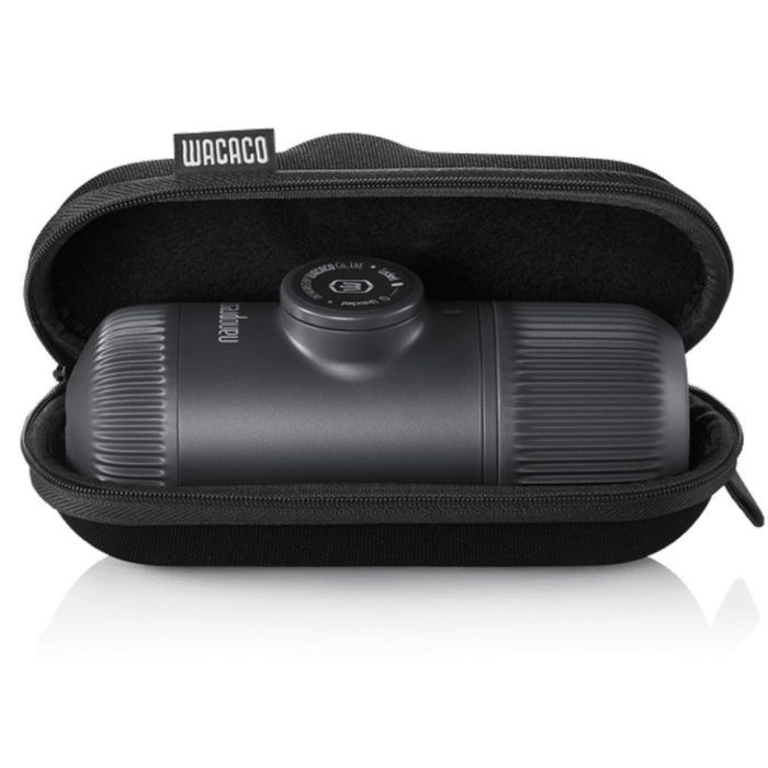Кавоварка кемпінгова Wacaco Nanopresso з чохлом сіра (WNANOGRcase) зображення 4