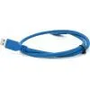 Дата кабель USB 3.0 AM/AM 0.6m Blue Voltronic (YT-3.0AM+AM-0.6)