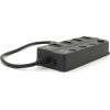 Концентратор Voltronic USB 3.0 to 4xUSB with LED buttons black (YT-3H4A)