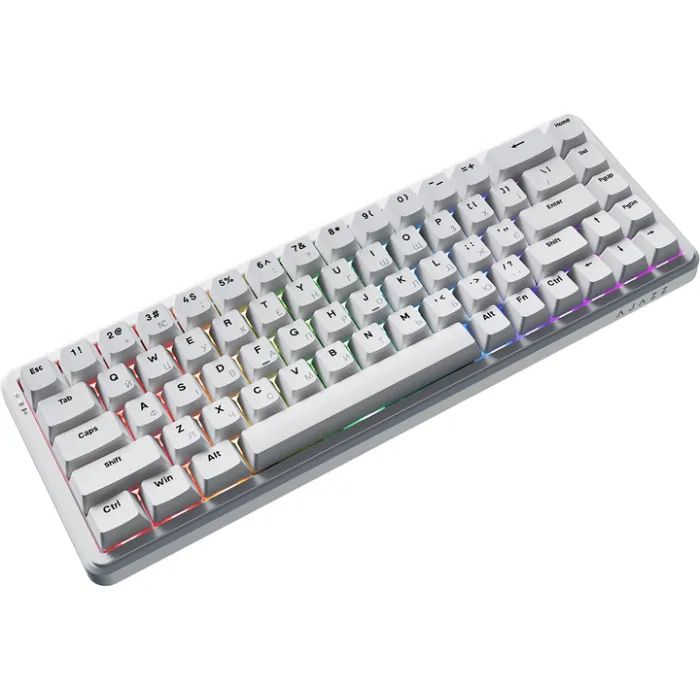 Клавиатура Ajazz AK680 MAX Magnetic Switch RGB USB White (AK680-WM-W-A) изображение 2