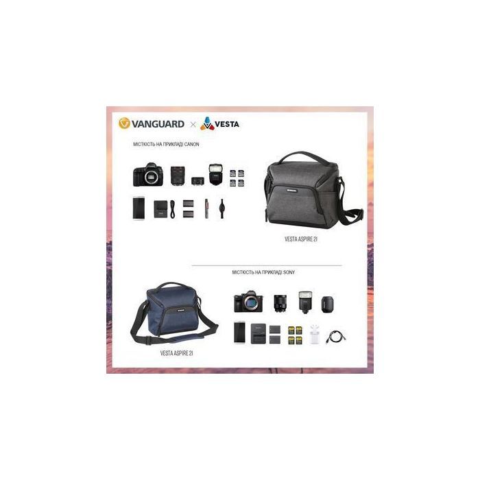 Фото-сумка Vanguard bag Vesta Aspire 21 Navy (DAS301104) изображение 6