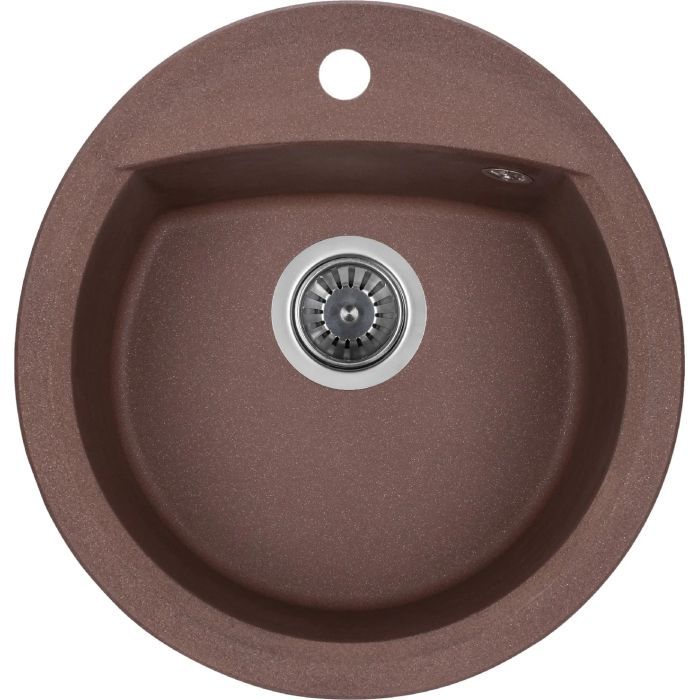 Мойка кухонная GRANADO RONDA ivory з сифоном (470*490mm.) (gr2204)