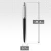Ручка шариковая Parker JOTTER 17 UKRAINE Bond Street Black CT BP Трезубец (16232_T001w) изображение 4