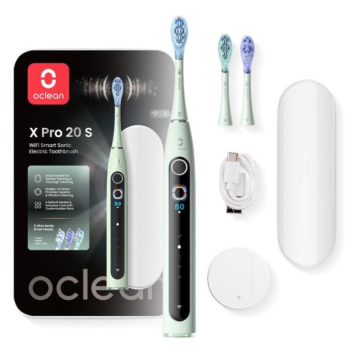 Електрична зубна щітка Oclean X Pro 20 Set Electric Toothbrush Black (6970810556964)