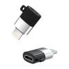 Перехідник Lightning M to Micro 5P F black XO (XO-NB149B-BK) зображення 2