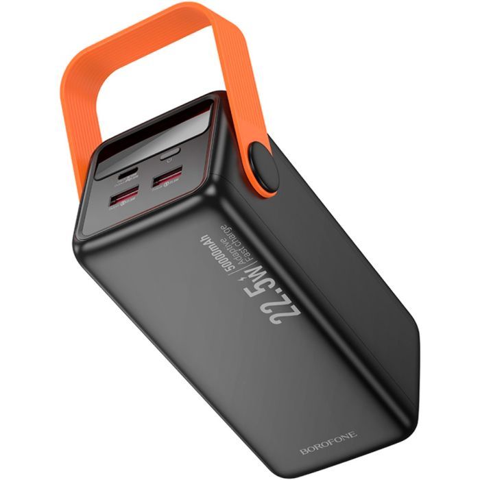 Батарея универсальная BOROFONE 50000mAh BJ66A Magnifico 22.5W PD/20W Black (6941991115158) изображение 5
