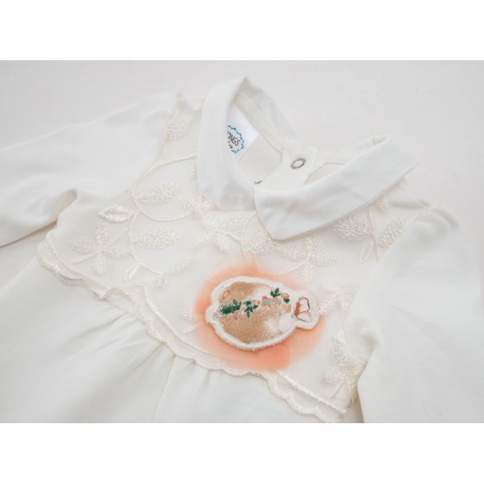 Боді дитяче Tongs святковий (2258-68G-cream) зображення 3